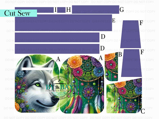 Wolf Luna Sling (Cut Sew Panel)