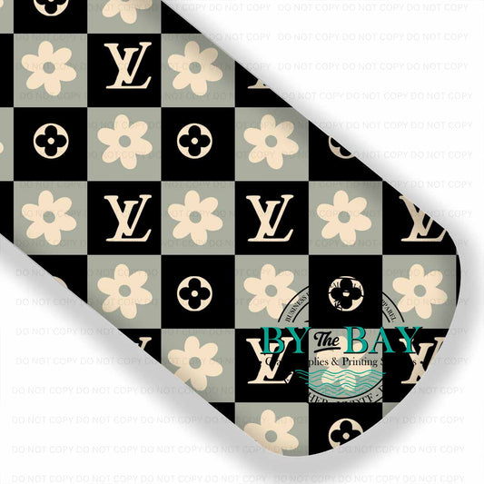 LV Black Grey Check