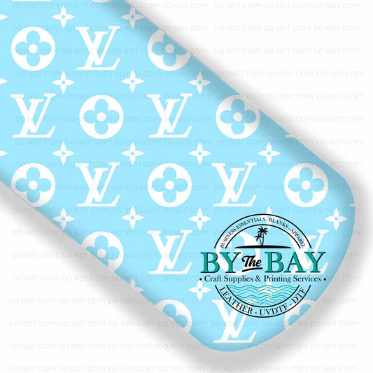 LV Light Blue Flowers
