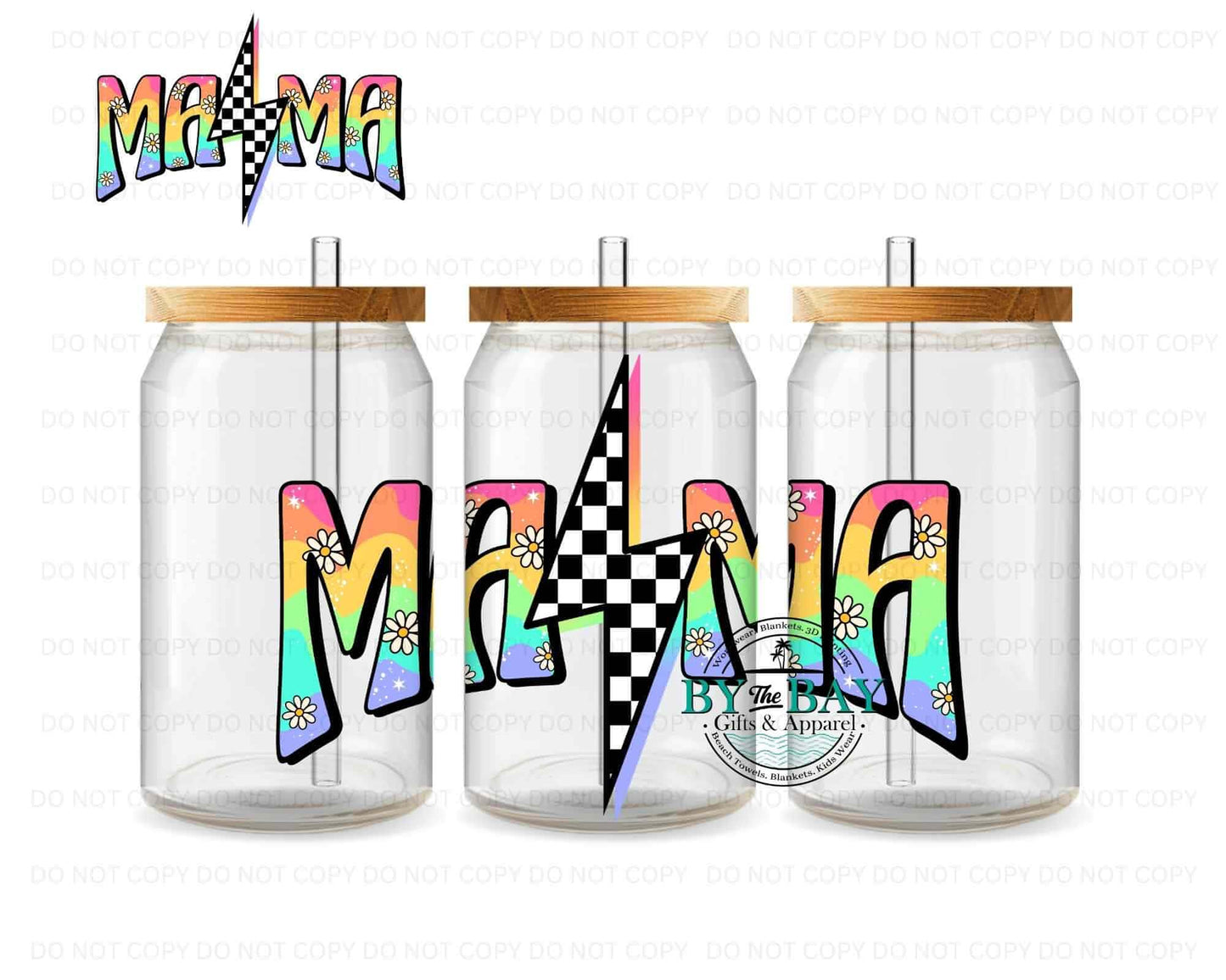 Mama Lightning Bolt 16oz Wrap