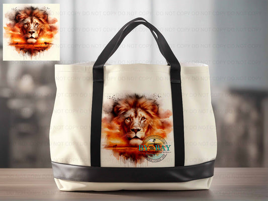 Lion Safari Head