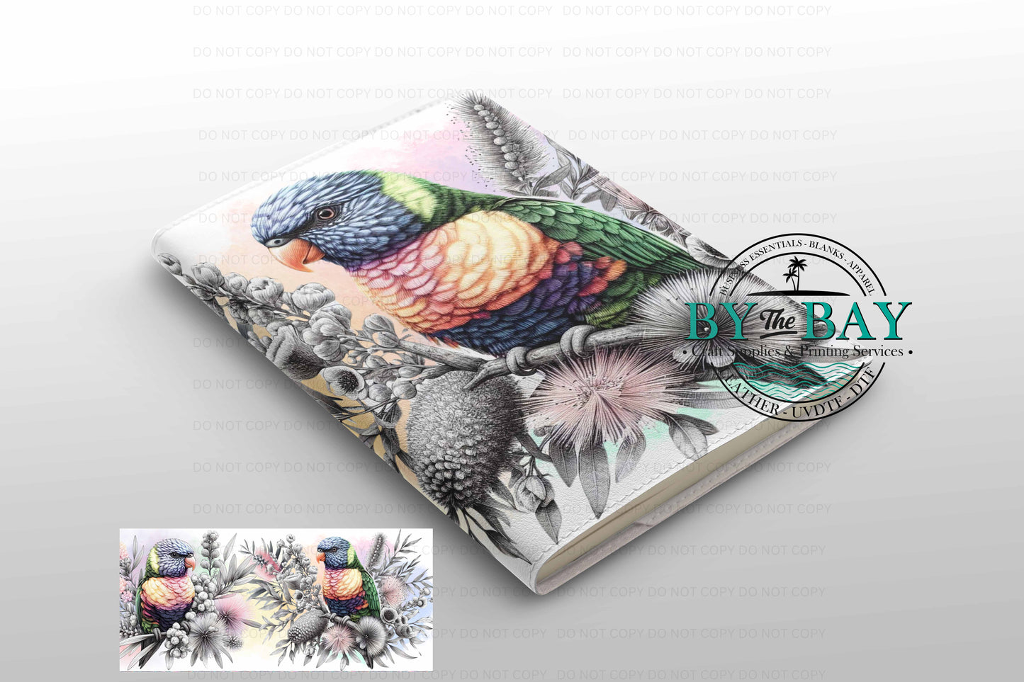 Lorikeets A5 (Ready made & DIY Notepad options available)