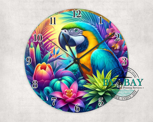 Macaw Clock