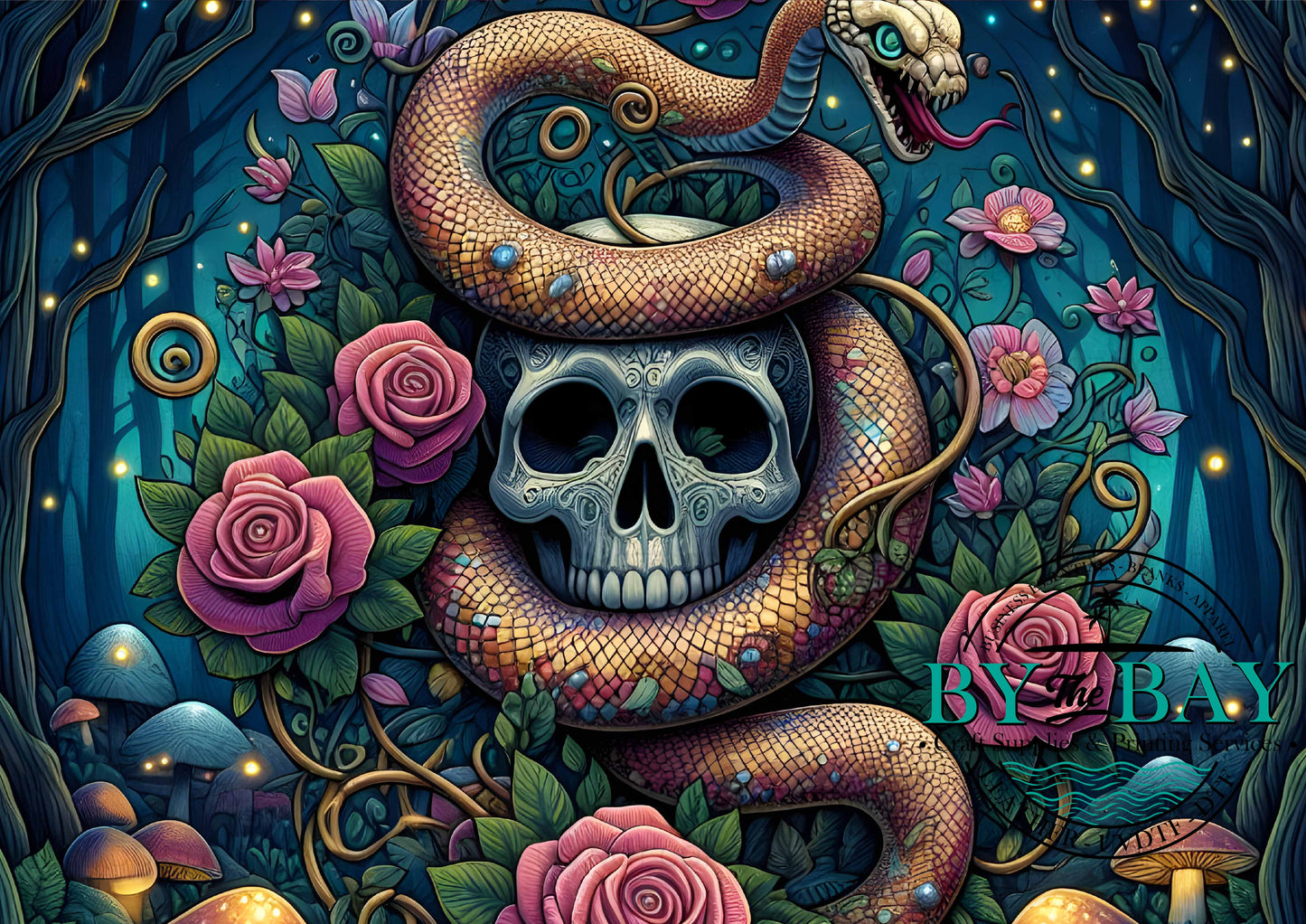 Magical Skull Bag Panel