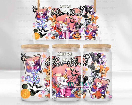 Main St Cat 16oz UVDTF Wrap