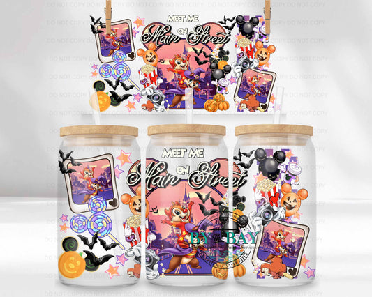 Main St Chipmunks 16oz UVDTF Wrap