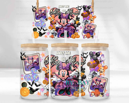 Main St Miss Mouse 16oz UVDTF Wrap
