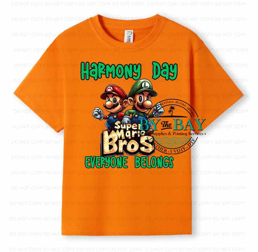 Gamer Brothers  Harmony Day Kids Tees