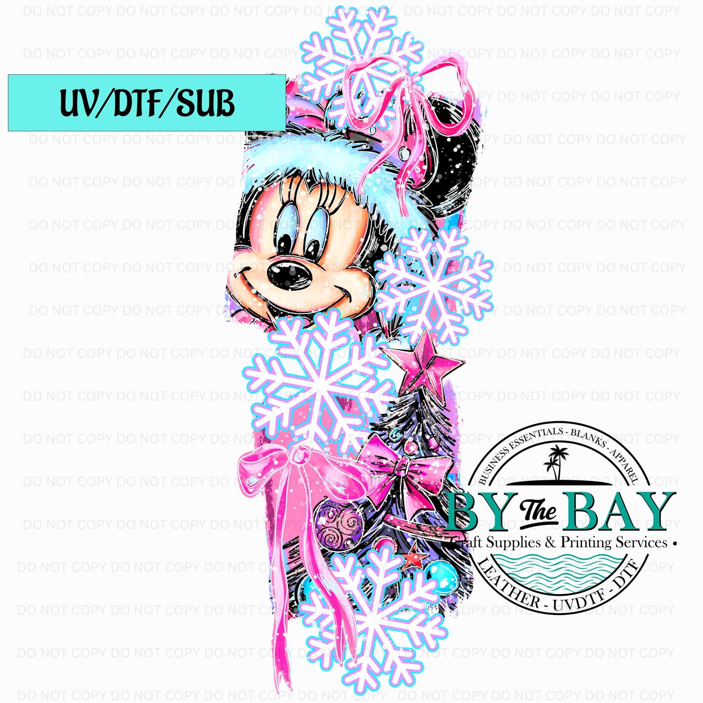 Miss Mouse Sleeve Pink UV/DTF/SUB Print