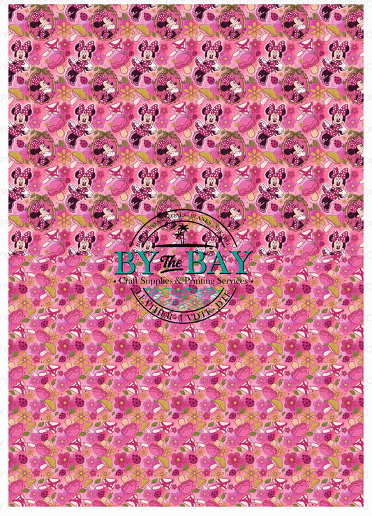 Miss Mouse Mushroom A4 Split Design Sheet