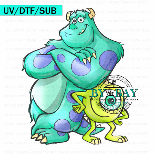 MONSTERS UV/DTF/SUB Print
