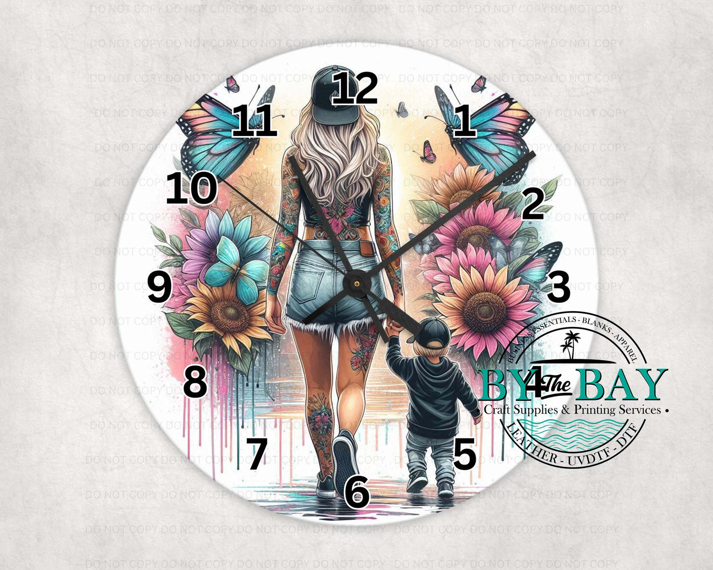 Mother & Son Clock
