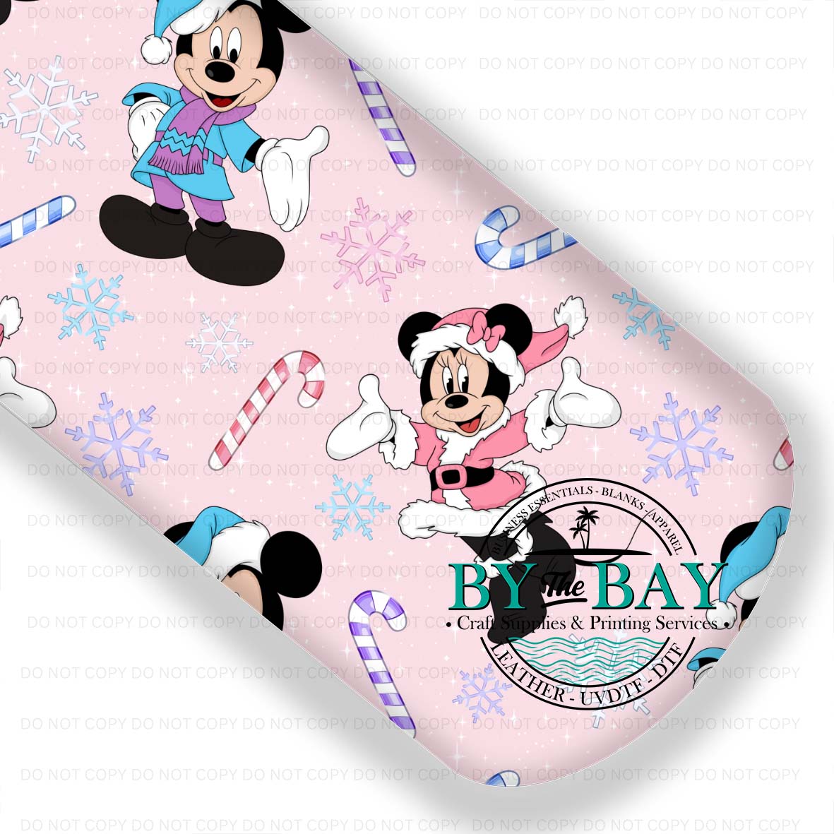 Mr & Mrs Mouse Candy Cane Pink