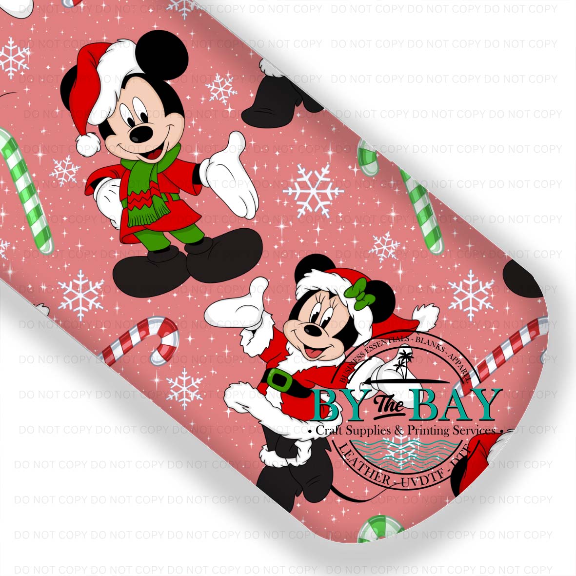 Mr & Mrs Mouse Candy Cane Red