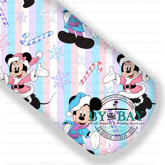 Mr & Mrs Mouse Candy Cane Stripes