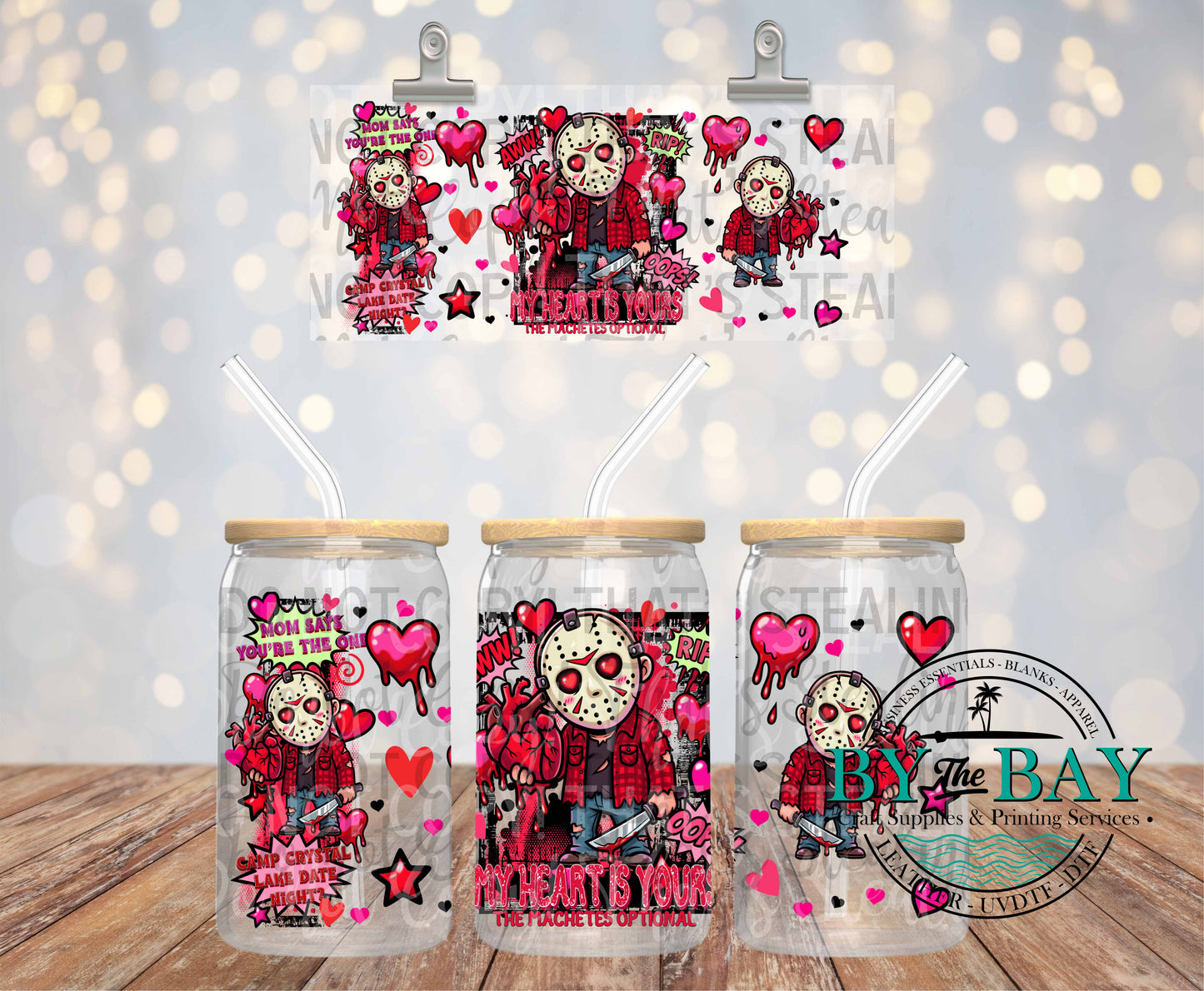 My heart is yours 16oz UVDTF Wrap