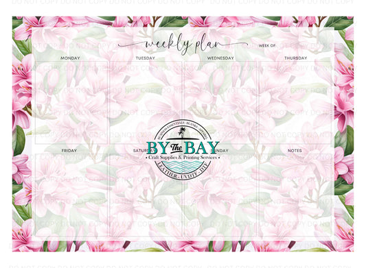 A3 Weekly Planners - Murraya Flowers