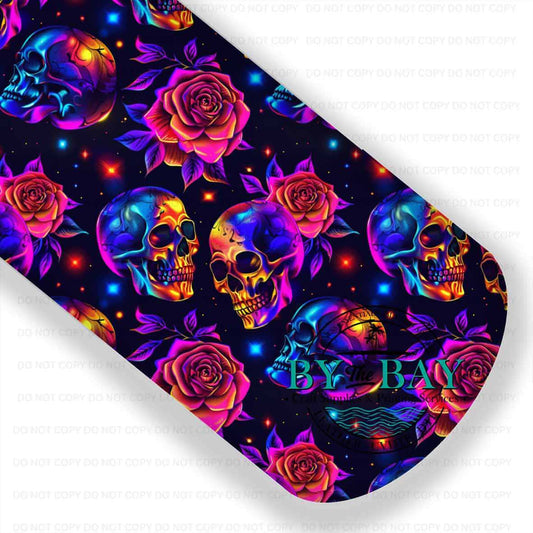 Neon Skulls & Roses