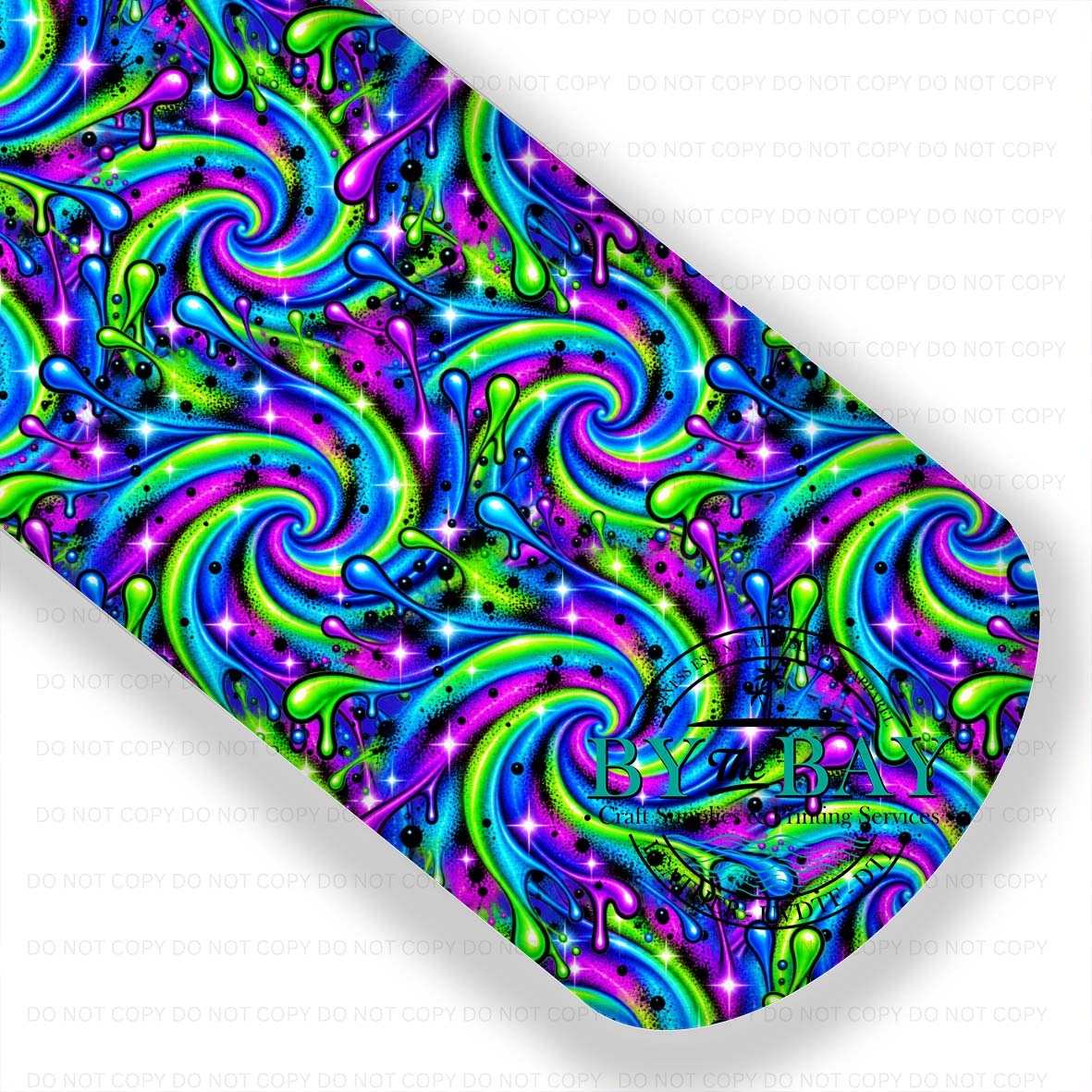 Neon Scream Swirls
