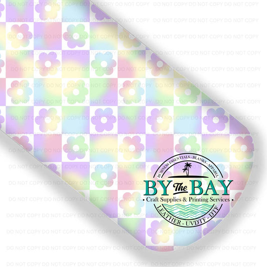 Pastel Flower Checks