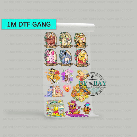 PBear 1 Pre-designed 1m DTF Gang Sheet