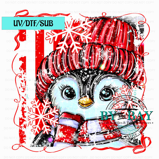 Pengin Xmas UV/DTF/SUB Print