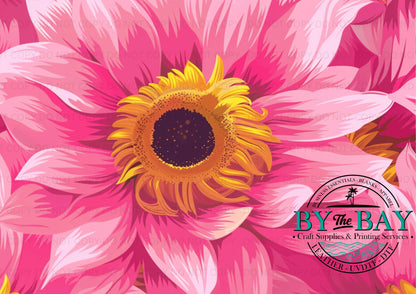 Pink Flower Bag Panel