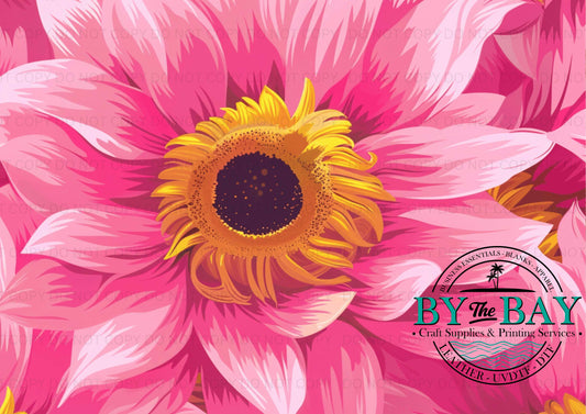 Pink Flower Bag Panel