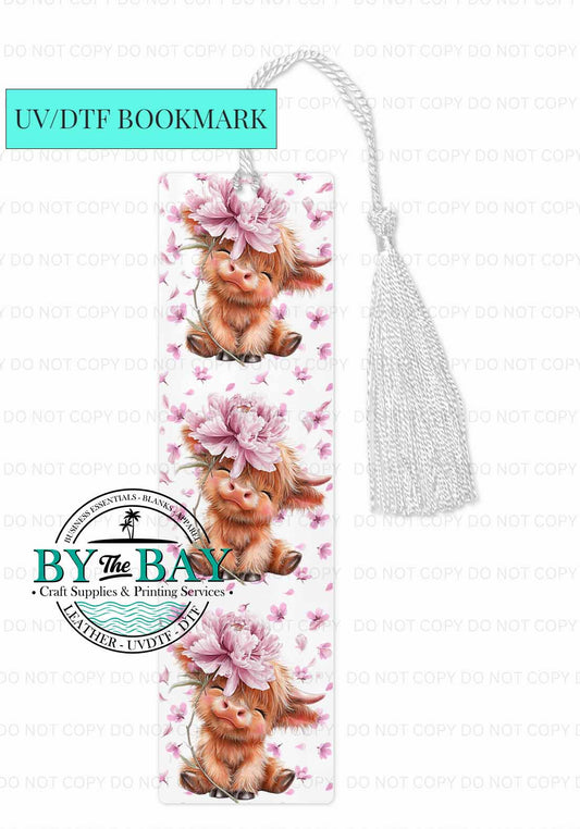 Pink Highland 001 Bookmark