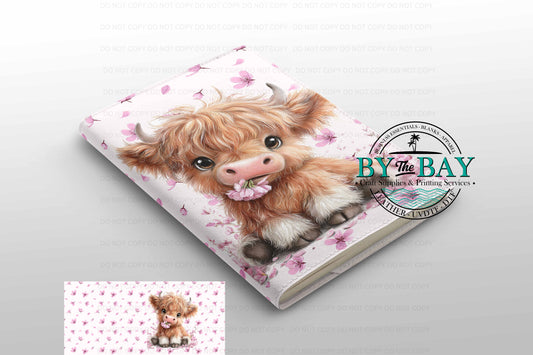 Pink Highland 004 A5 (Ready made & DIY Notepad options available)