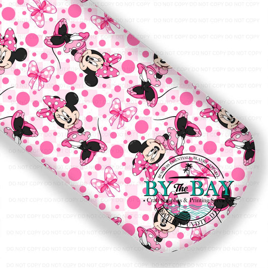 Pink Polka Mouse