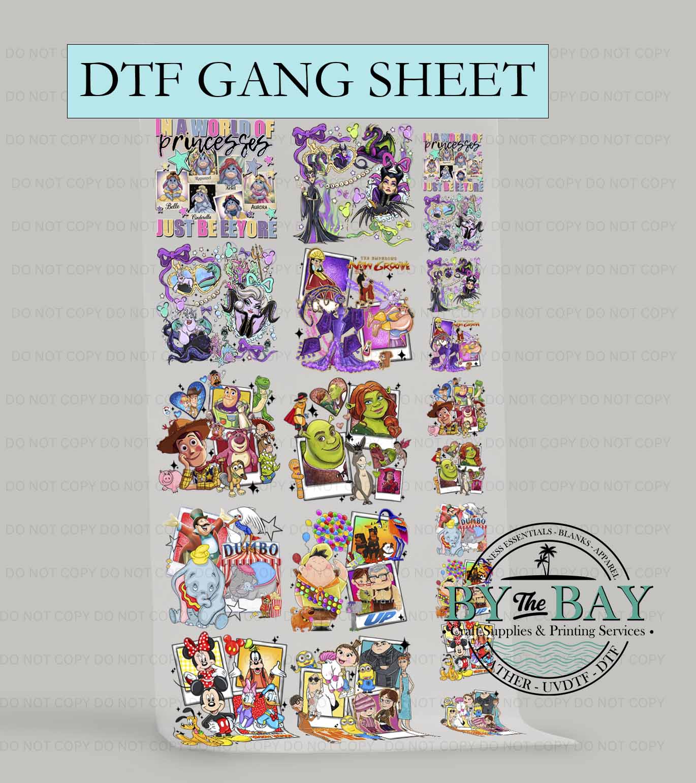 Polaroid 1 Pre-designed 1m DTF Gang Sheet