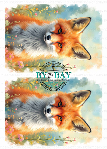 Portrait of a Fox Panel (Various Sizes)