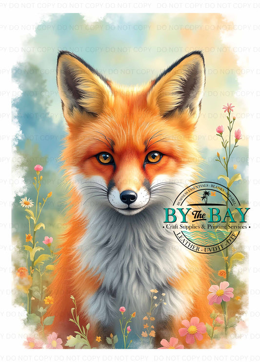 Portrait of a Fox Panel (Various Sizes)