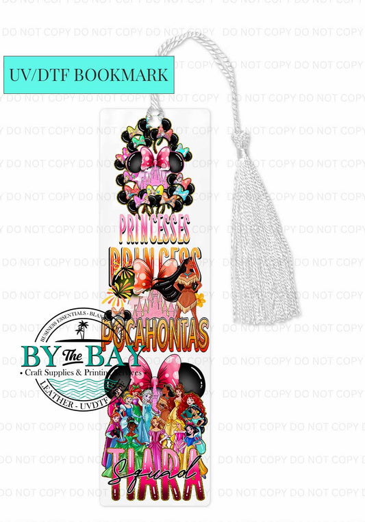 Princess P UVDTF Bookmark