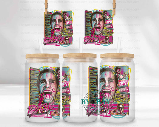 Psycho 16oz UVDTF Wrap