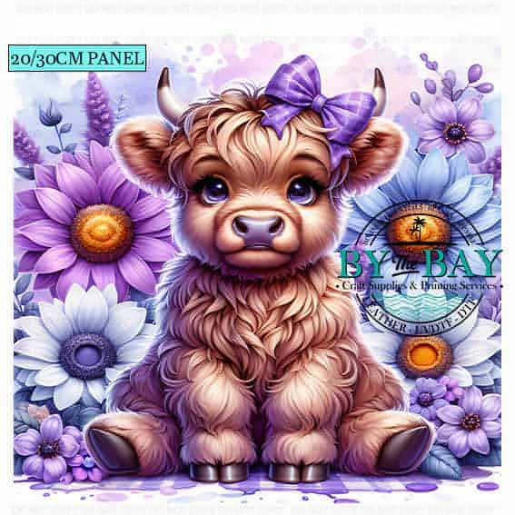 Purple Highland Bag Panels