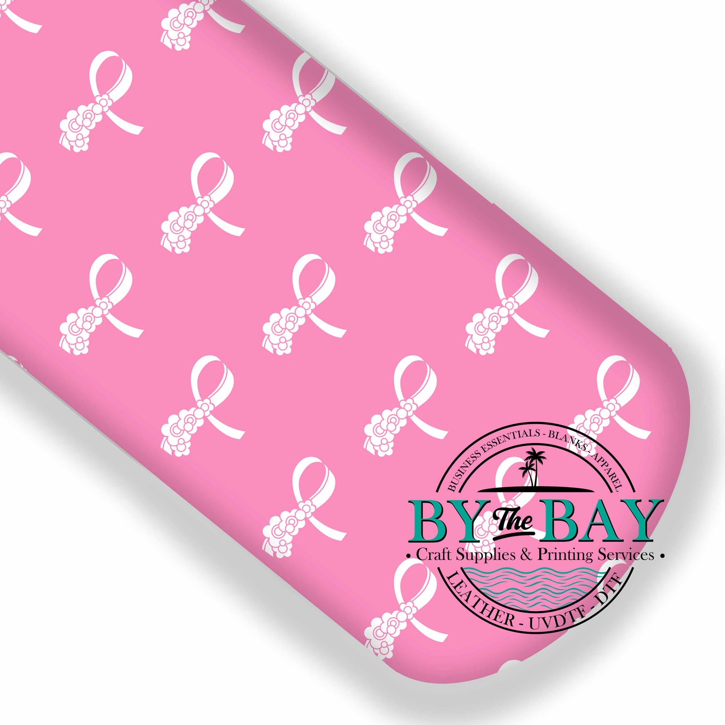 Breast Cancer Ribbon Pink Flowers