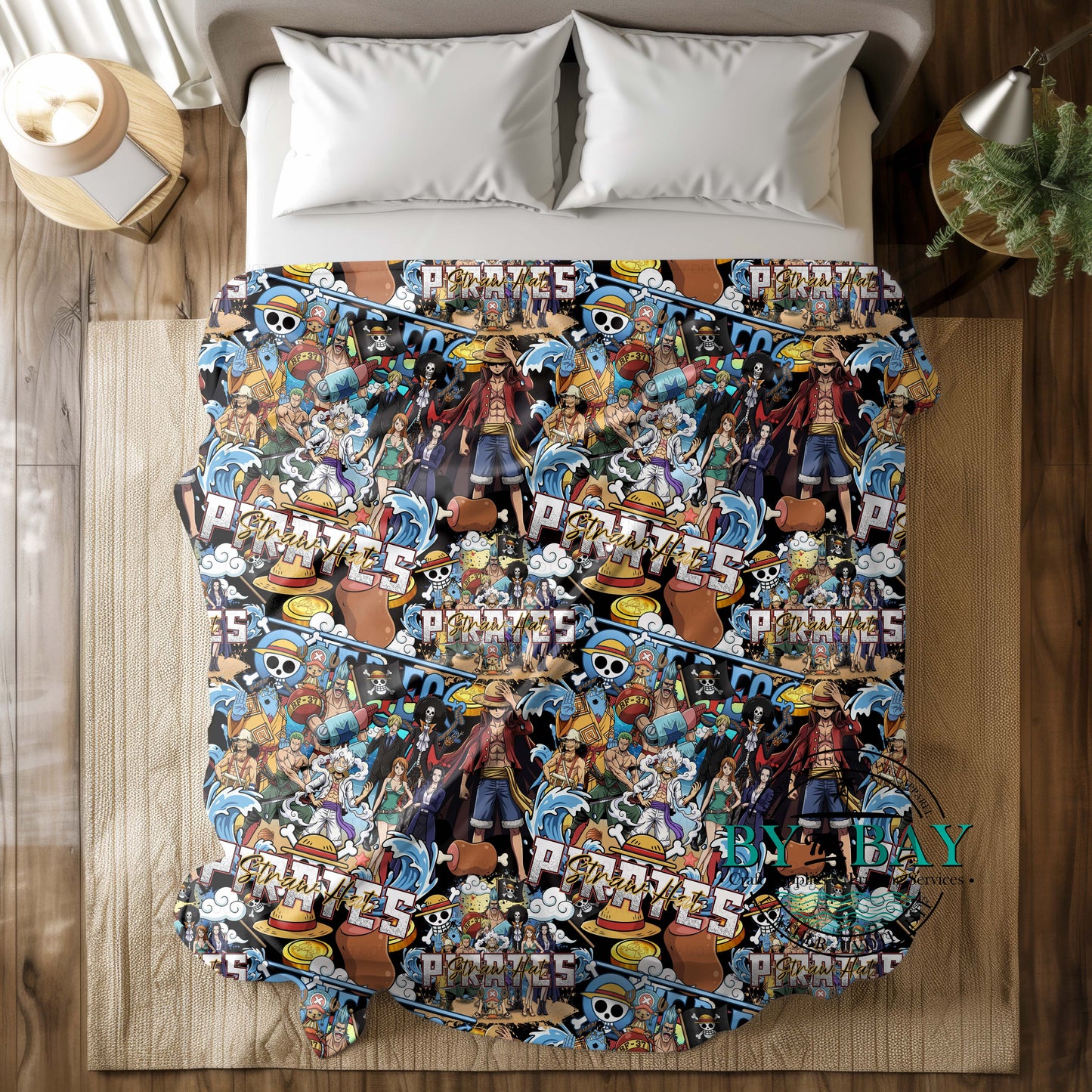 Pirates Squish Minky Blankets (Various Sizes)