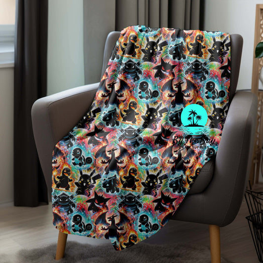 Poke Flames Blanket