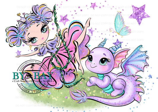 Princess & Dragon panel