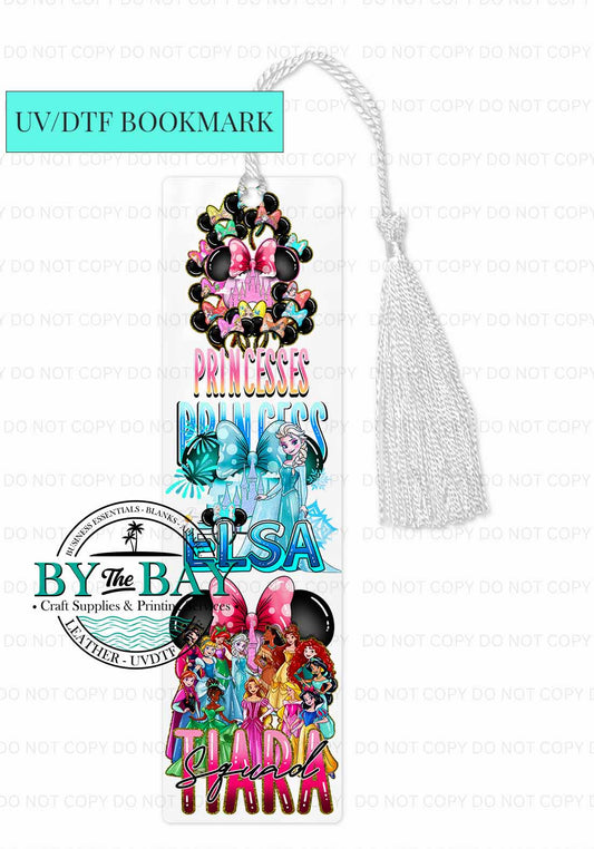 Princess E UVDTF Bookmark