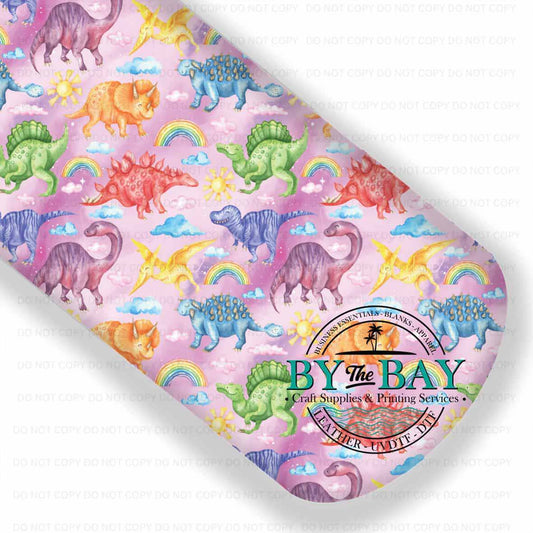 Rainbow Dinos Pink Galaxy