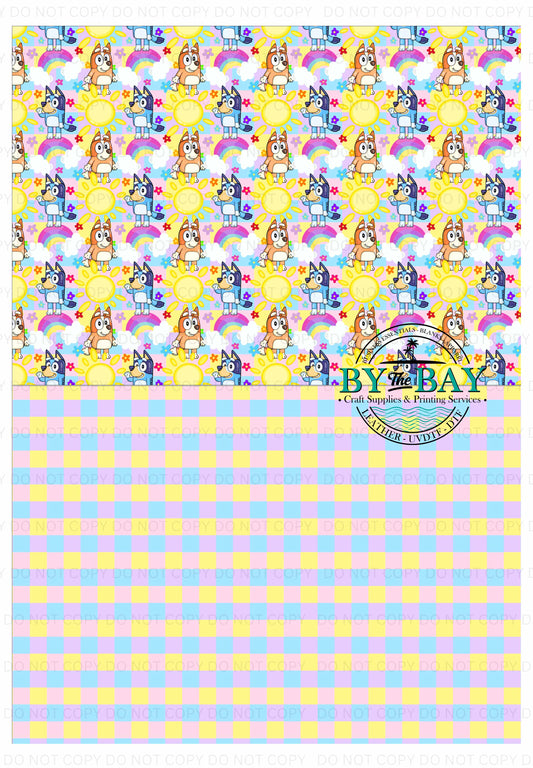 Rainbow Dogs Split Design Sheet