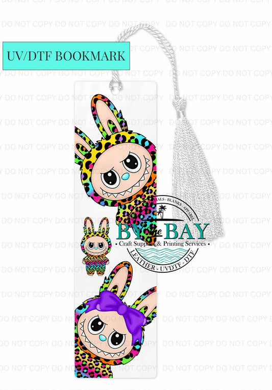 Bubu Rainbow Leopard UVDTF Bookmark