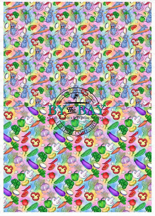 Rat Chef A4 Split Design Sheet