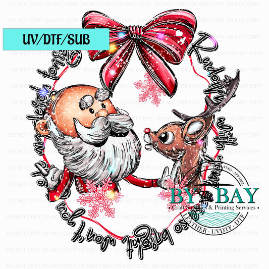 Red Nose UV/DTF/SUB Print