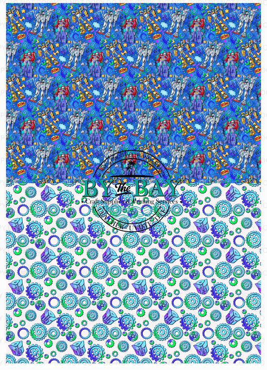 Robots A4 Split Design Sheet
