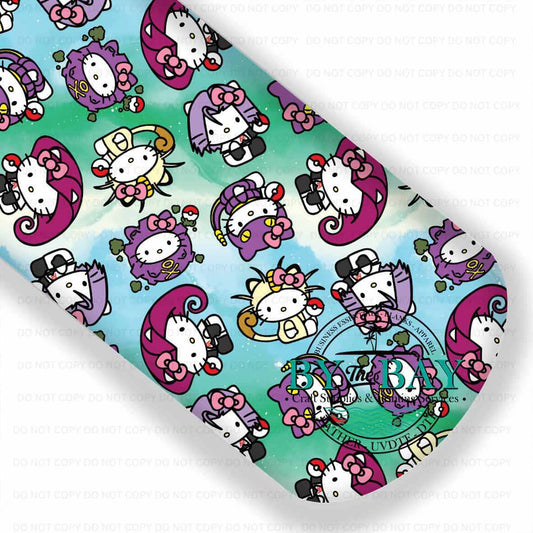 Rocket Cats Blue & Green Galaxy