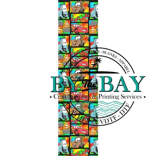 Rainbow Cars Bookmark Decal